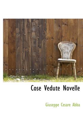 Book cover for Cose Vedute Novelle