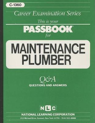 Book cover for Maintenance Plumber