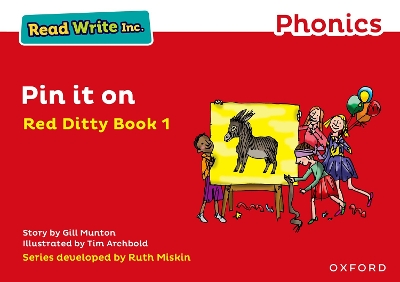 Cover of Read Write Inc. Phonics: Pin It On (Red Ditty Book 1)
