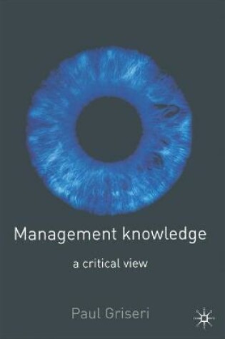 Cover of Management Knowledge