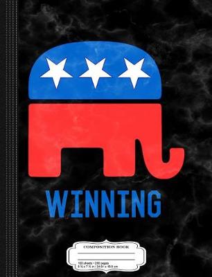 Book cover for Republican GOP Elephant Winning Composition Notebook