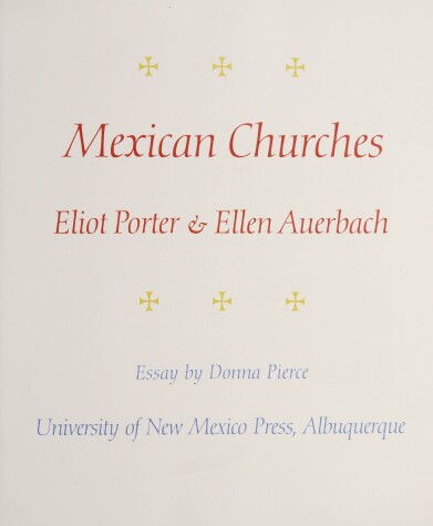 Book cover for Mexican Churches