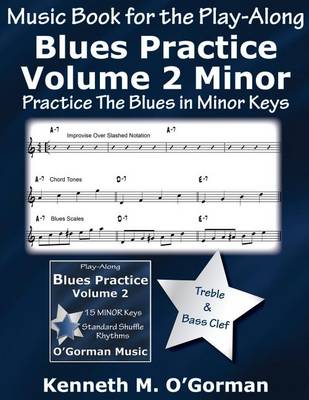 Book cover for Blues Practice Volume 2 Minor