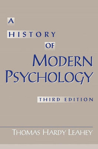 Cover of History of Modern Psychology- (Value Pack W/Mylab Search)