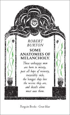 Book cover for Some Anatomies of Melancholy