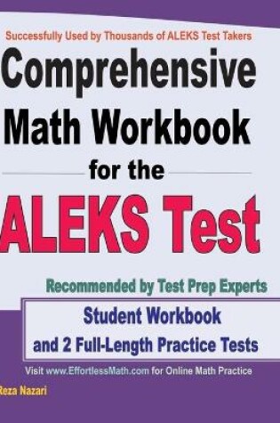 Cover of Comprehensive Math Workbook for the ALEKS Test
