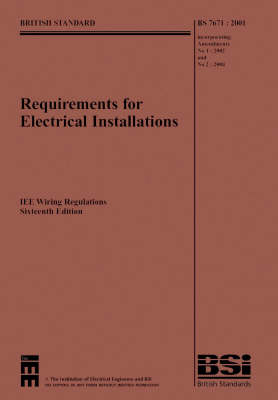 Cover of IEE Wiring Regulations