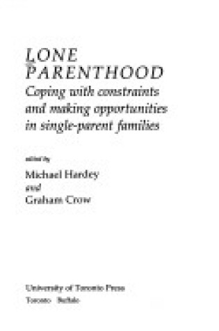 Cover of Lone Parenthood