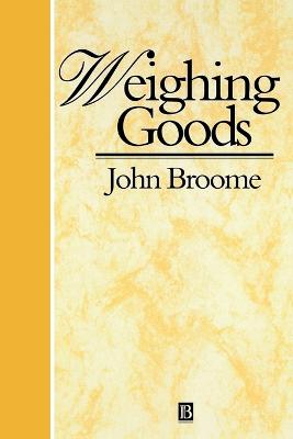 Book cover for Weighing Goods - Equality, Uncertainty and Time