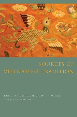 Book cover for Sources of Vietnamese Tradition