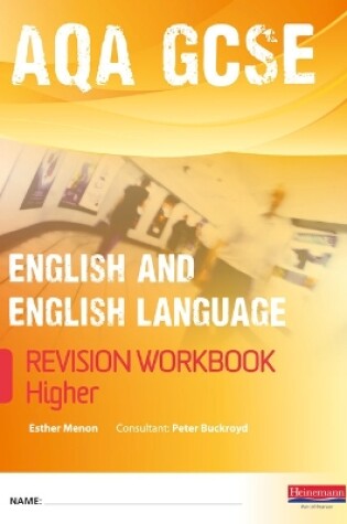 Cover of Pearson Revise GCSE AQA English/Language Workbook - (Higher)