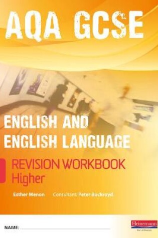 Cover of Revise GCSE AQA English/Language Workbook - Higher