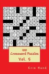 Book cover for 100 Crossword Puzzles Vol. 5