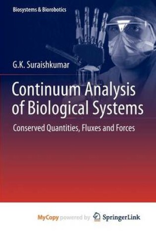 Cover of Continuum Analysis of Biological Systems