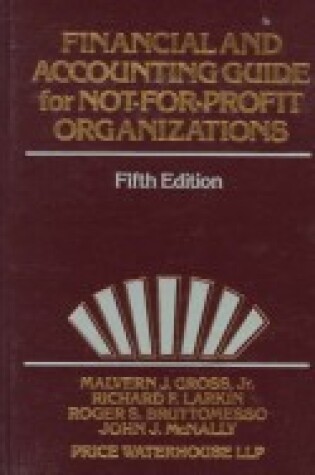 Cover of Financial & Accounting Guide for Not-for-Profit Organizations 5e 1998 Cumulative Supplement