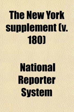 Cover of The New York Supplement (Volume 180)