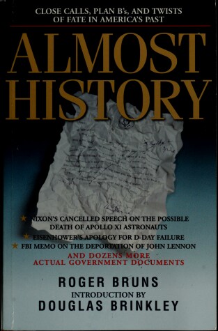 Book cover for Almost History Close Calls Plan B Twist