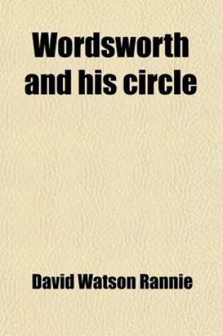 Cover of Wordsworth and His Circle