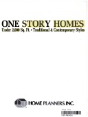 Book cover for 1 Story Homes under 2000 Sq Ft