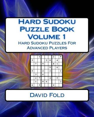 Book cover for Hard Sudoku Puzzle Book Volume 1