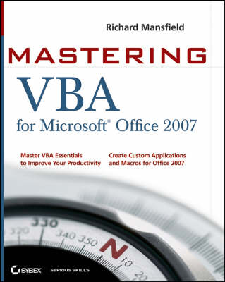 Book cover for Mastering VBA for Microsoft Office 2007