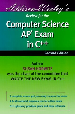 Cover of Addison-Wesley's Review for the Computer Science AP Exam in C++