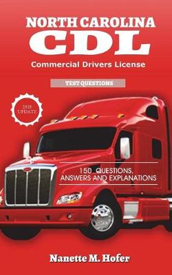 Book cover for North Carolina Commercial Drivers License Permit Test