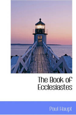 Cover of The Book of Ecclesiastes