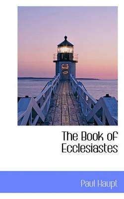 Book cover for The Book of Ecclesiastes