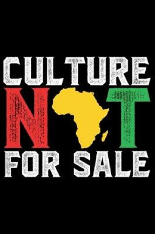 Cover of Culture Not For Sale