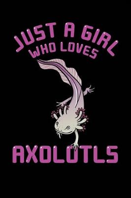 Book cover for Just A Girl Who Loves Axolotls