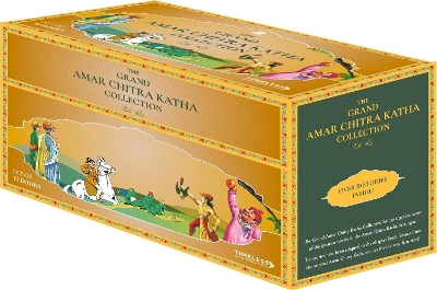 Book cover for The Grand Amar Chitra Katha Collection BoxSet of 12 books