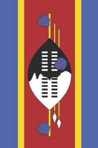 Cover of Swaziland Travel Journal - Swaziland Flag Notebook - Swazi Flag Book