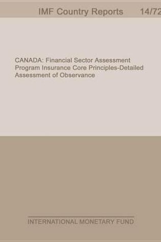 Cover of Canada: Financial Sector Assessment Program-Insurance Core Principles-Detailed Assessment of Observance