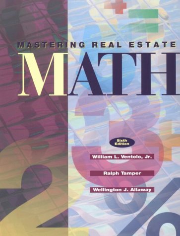 Book cover for Mastering Real Estate Mathematics