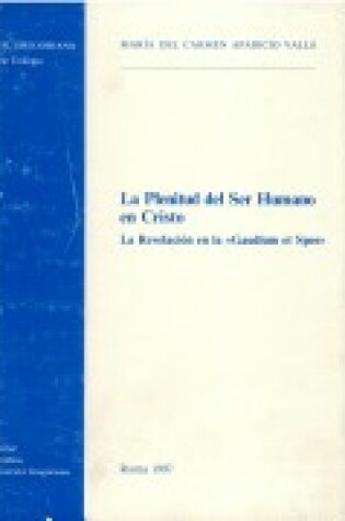 Cover of Plenitud del Ser Humano En Cristo