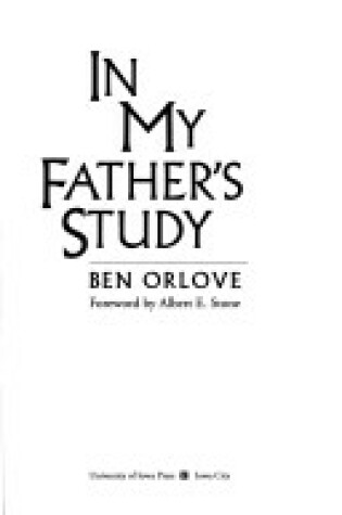 Cover of In My Father's Study