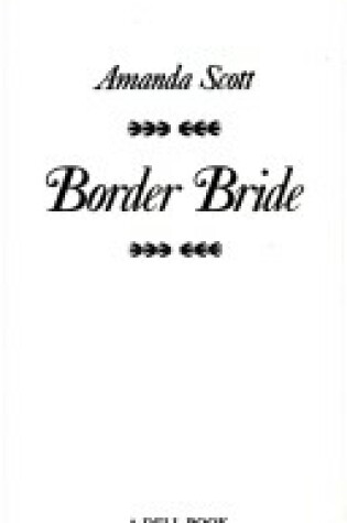 Cover of Border Bride