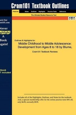Cover of Studyguide for Middle Childhood to Middle Adolescence