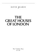 Book cover for The Great Houses of London