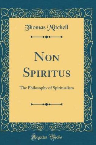 Cover of Non Spiritus