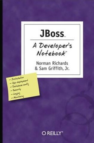 Cover of Jboss: A Developer's Notebook