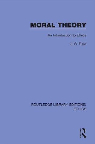 Cover of Moral Theory