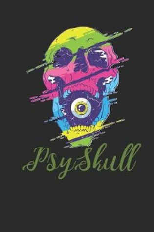 Cover of Psy Skull monthly planner for ten years.