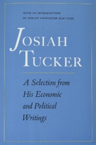 Cover of Josiah Tucker
