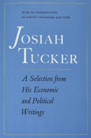 Cover of Josiah Tucker