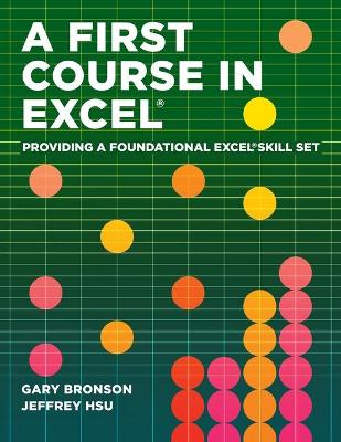 Book cover for A First Course in Excel