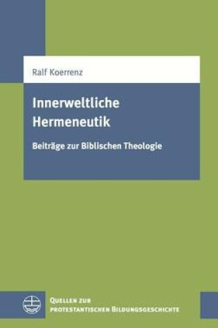 Cover of Innerweltliche Hermeneutik