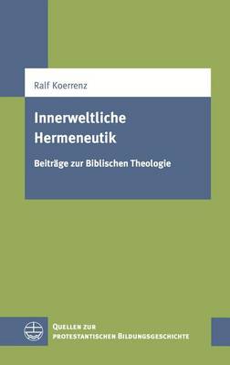 Book cover for Innerweltliche Hermeneutik