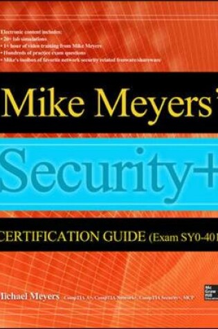 Cover of Mike Meyers' CompTIA Security+ Certification Guide (Exam SY0-401)